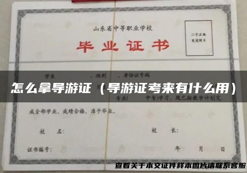 怎么拿导游证（导游证考来有什么用）