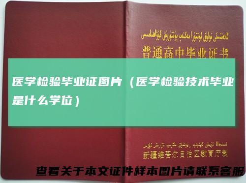 医学检验毕业证图片（医学检验技术毕业是什么学位）