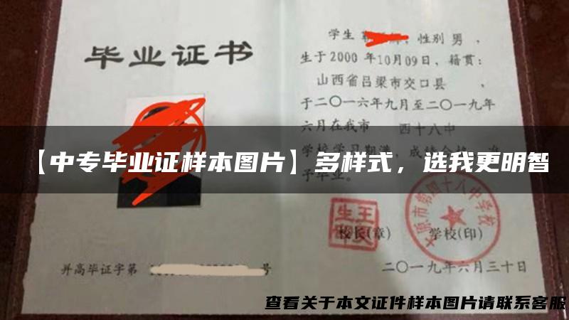 【中专毕业证样本图片】多样式，选我更明智！