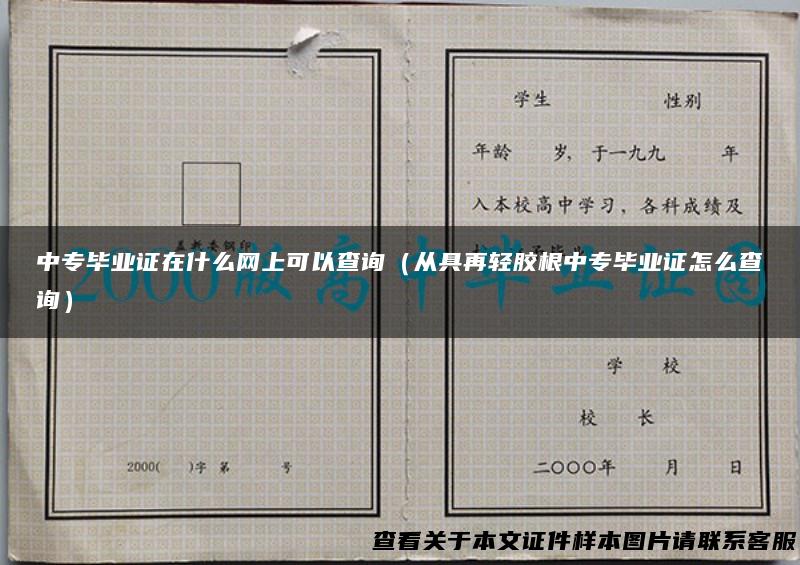 中专毕业证在什么网上可以查询（从具再轻胶根中专毕业证怎么查询）